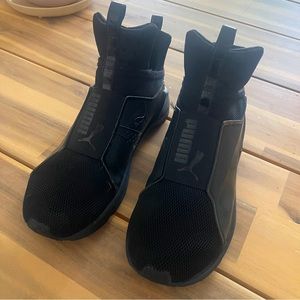 puma x rihanna fenty black sneaker shoe